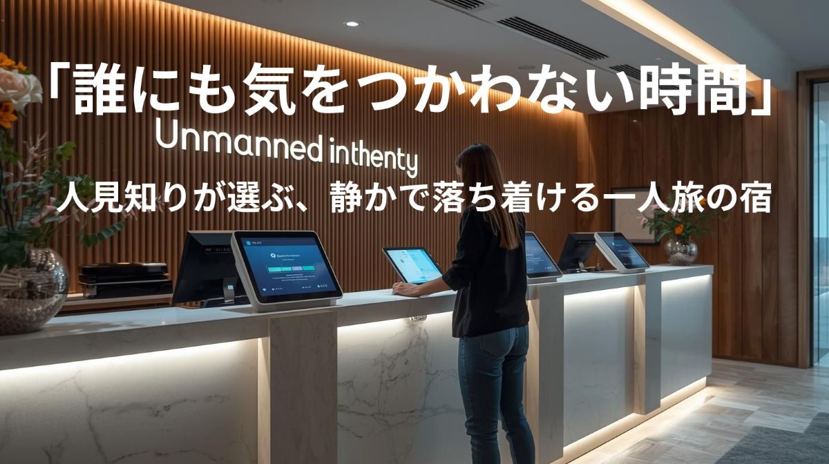 人見知りでも安心！静かに過ごせる一人旅向け宿おすすめ5選【非対面・部屋食あり】