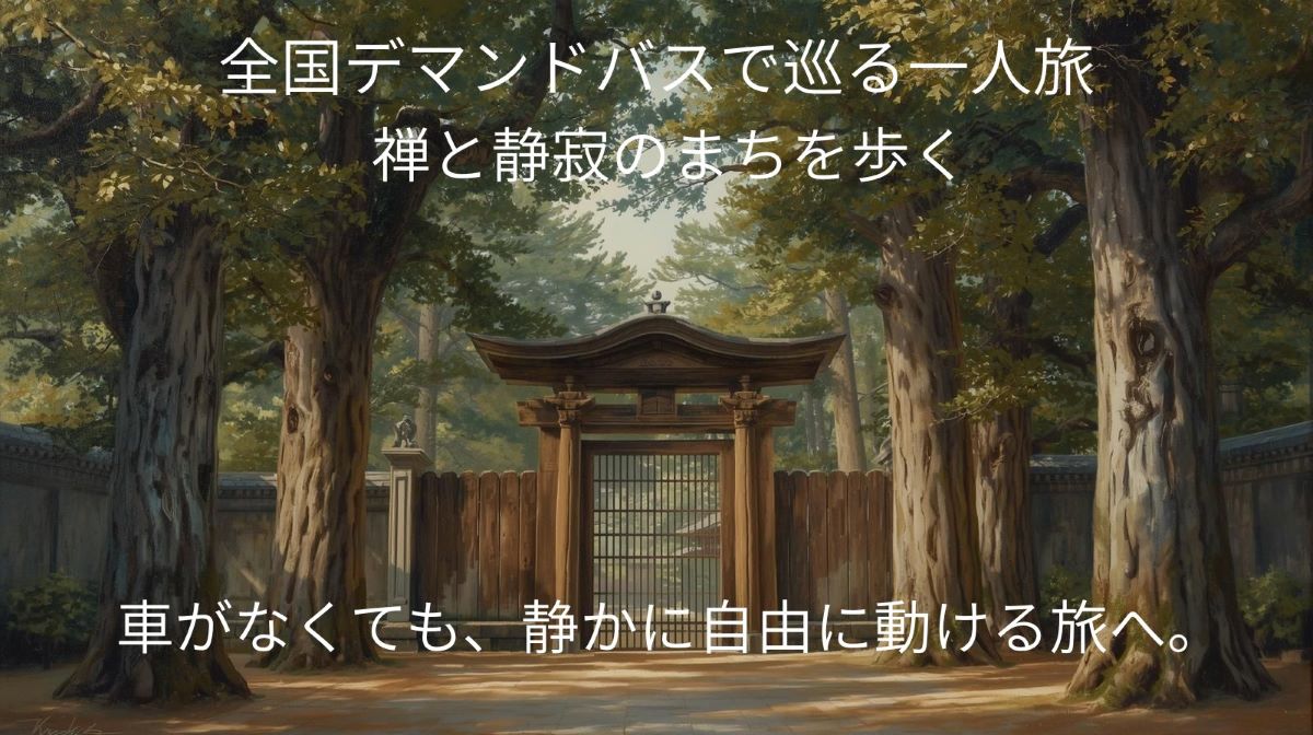🍃【福井・永平寺】デマンドバスで一人旅｜静寂と禅のまちをめぐる観光ガイド