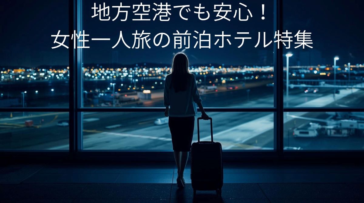 【地方空港版】女性一人旅におすすめの前泊ホテル特集｜福岡・那覇・中部国際空港の安心ステイガイド