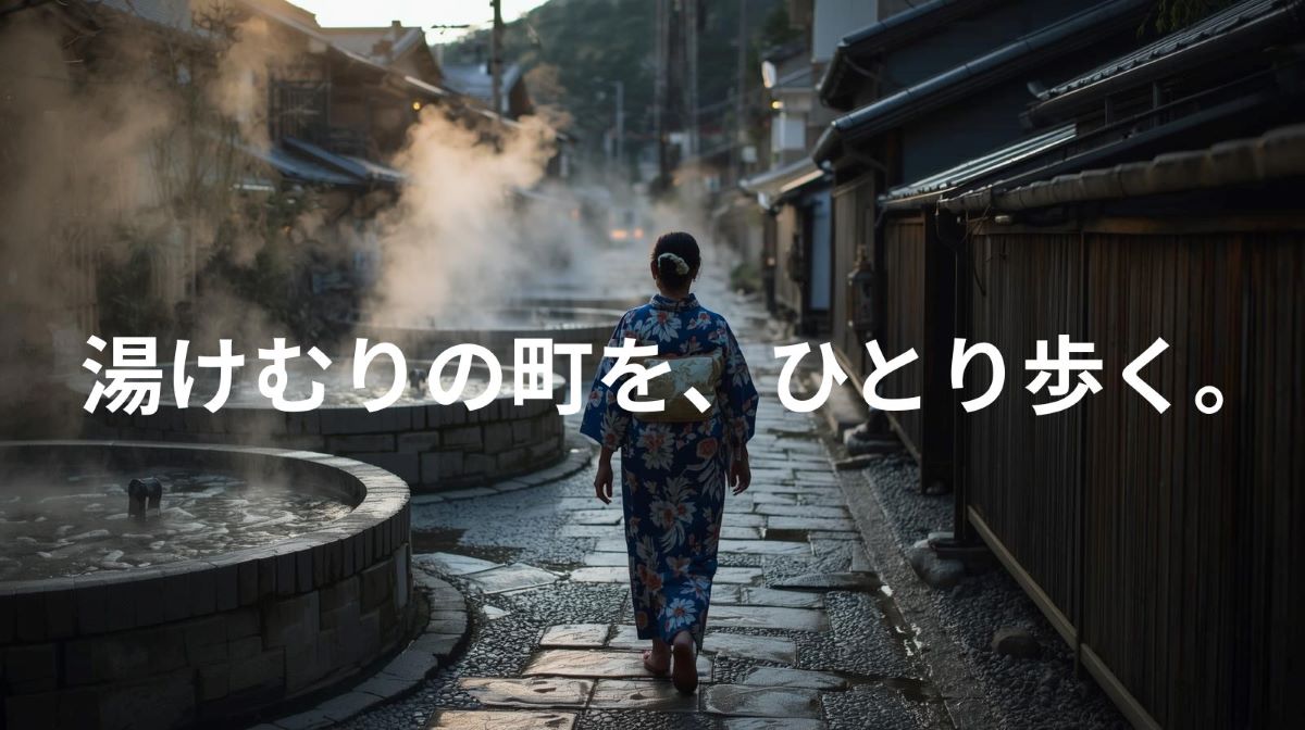 一人旅で楽しむ温泉街の“ぶらり散歩コース”｜癒しと発見の旅へ