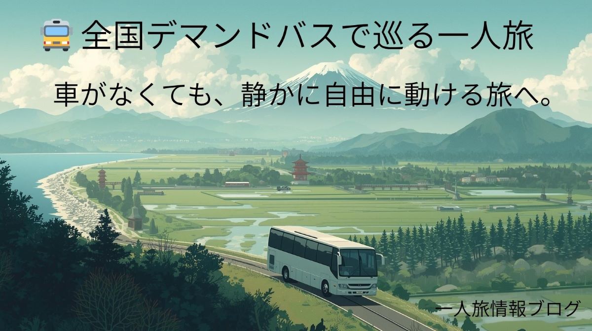 🚍 全国デマンドバスで巡る一人旅｜観光・使い方・おすすめエリア完全ガイド
